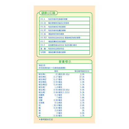 兒童維他命嚼錠